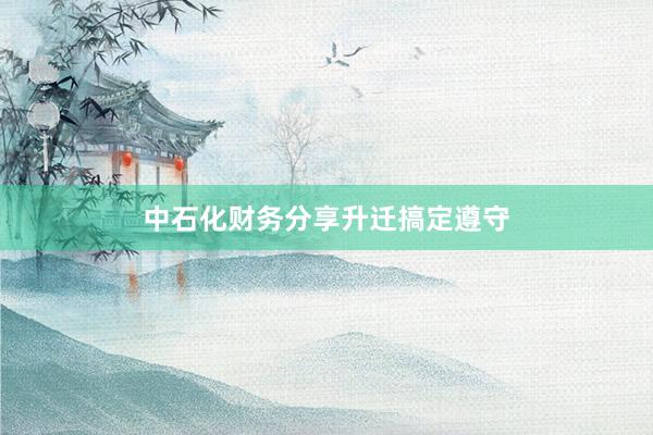 中石化财务分享升迁搞定遵守
